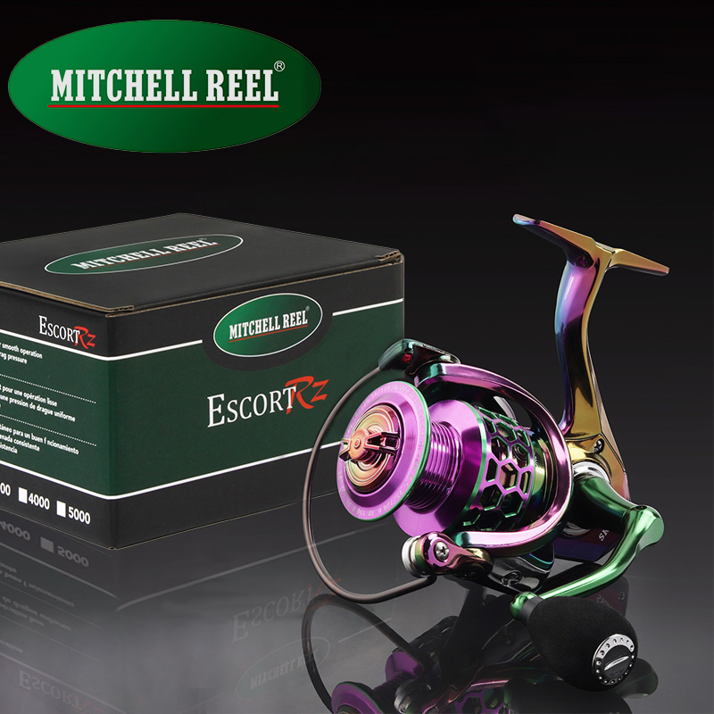 Daiwa Reel Fuego - ミッチェルリールスピニングリール18Max darg 14 + 1ベアリングなしバックラッシュシステムすべて金属鯉餌リールペスカ