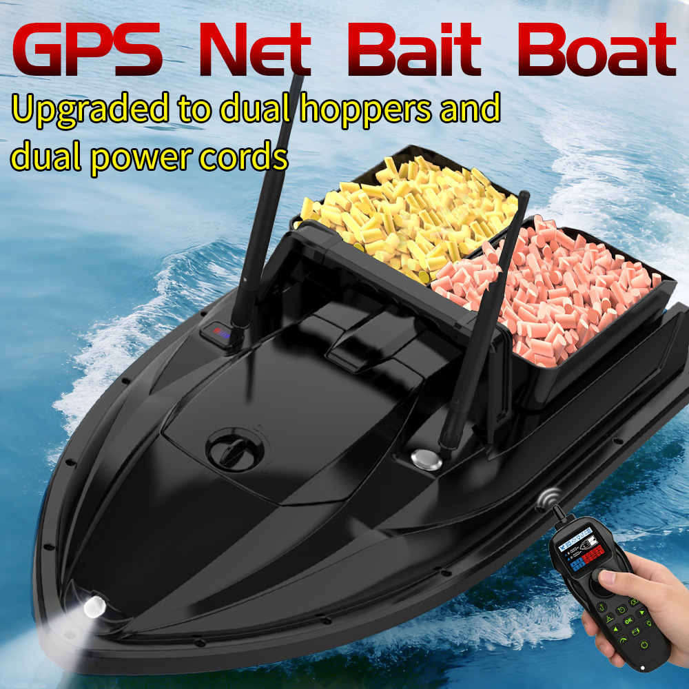 Fishing Boat Gps - GPSスマート4フィッシングフィールド200GPSポイントリモコンフィッシングネスティングボート53CM大型自動帰還クルーズGPSフィッシングベイトボート