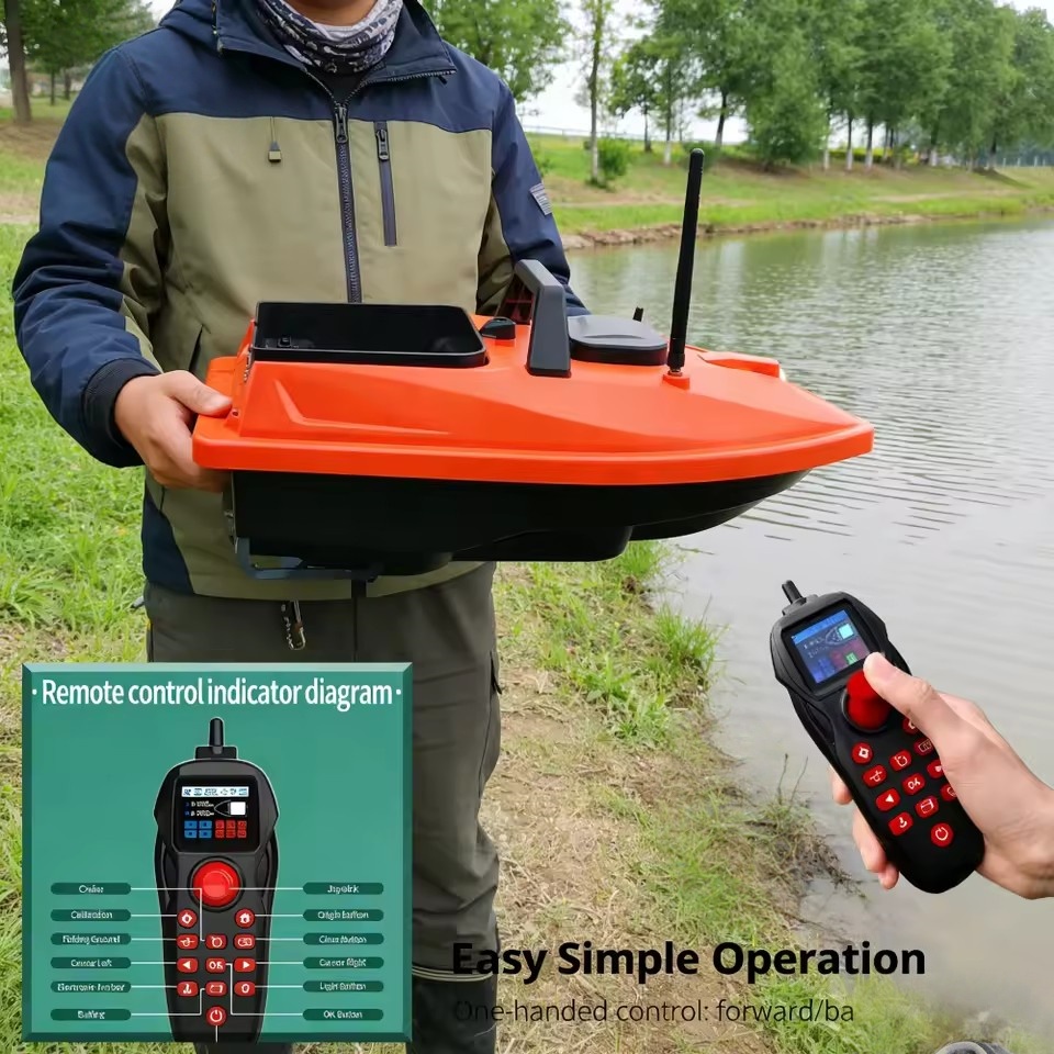 500メートル遠隔操作、1.5キロ積載可能、GPS搭載釣り餌 - Fishing Boat Gps のレビューと価格